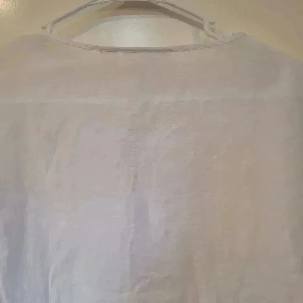 Chicos Women’s Boho Tunic Top White Cotton - Picture 8 of 8